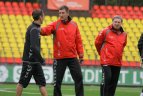Lietuvos futbolo rinktinė pradėjo pasiruošimą paskutiniams atrankos mačams