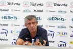 Lietuvos ir Graikijos futbolininkai treniravosi LFF stadione