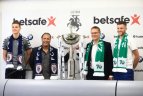 Spaudos konferencija prieš LFF taurės turnyro finalą.