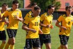 Lietuvos futbolo rinktinės treniruočių stovykla Palangoje.