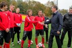 Futbolo rinktinei sėkmės linkėjo Vilniaus meras A. Zuokas