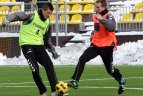 Lietuvos B ir U'21 rinktinės žaidė treniruotės pobūdžio rungtynes