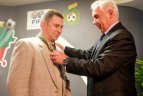 50-mečio proga buvo pasveikintas legendinis futbolininkas A. Narbekovas