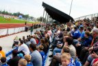 "Žalgiris" įveikė "Bangą" ir pergale džiaugėsi su fanais