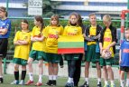 Atidarymą papuošė futbolo įžymybės ir ledų lietus