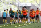 Lietuvos rinktinės treniruotė Gdansko "PGE Arena"