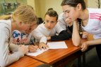 Projekto „1:0 vokiečių kalbos naudai“ finalinio turnyro akimirkos