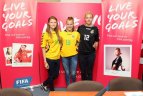 Merginos skatinamos dalyvauti futbolo veikloje