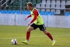 Lietuvos futbolo rinktinės treniruotė Taline prieš rungtynes su estais