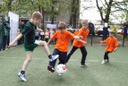 Futbolo aikštės atidarymas Vilniaus lopšelyje-darželyje „Atžalelės“