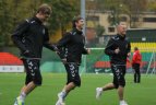 Lietuvos futbolo rinktinė pradėjo pasiruošimą paskutiniams atrankos mačams