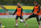 Lietuvos futbolo rinktinė pradėjo pasiruošimą paskutiniams atrankos mačams