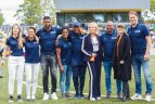 Stadione susitiko buvusios Nyderlandų ir Lietuvos futbolo žvaigždės.