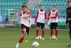 Lietuvos futbolo rinktinės treniruotė Taline prieš rungtynes su estais