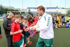 Atidarymą papuošė futbolo įžymybės ir ledų lietus