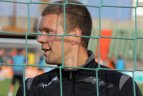 Lietuvos futbolo rinktinės treniruote prieš rungtynes su Liuksemburgu