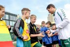 Atidarymą papuošė futbolo įžymybės ir ledų lietus