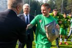 "Žalgiris" įveikė "Bangą" ir pergale džiaugėsi su fanais