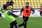 Lietuvos B ir U'21 rinktinės žaidė treniruotės pobūdžio rungtynes