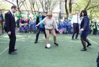 Futbolo aikštės atidarymas Vilniaus lopšelyje-darželyje „Atžalelės“