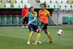 Lietuvos rinktinės treniruotė Gdansko "PGE Arena"