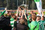 "Žalgiris" įveikė "Bangą" ir pergale džiaugėsi su fanais