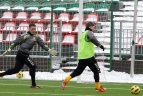 Lietuvos B ir U'21 rinktinės žaidė treniruotės pobūdžio rungtynes