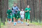 Lietuvos nacionalinė vyrų krepšinio rinktinė pajūryje tęsia pasiruošimą Londono olimpinėms žaidynėms