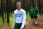 Lietuvos krepšininkai - Palangos pušynuose.