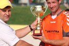 Nepabūgusios karščio į paplūdimio futbolo turnyrą susirinko 7 komandos