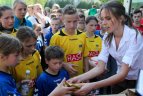 Atidarymą papuošė futbolo įžymybės ir ledų lietus