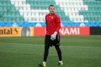 Lietuvos futbolo rinktinės treniruotė Taline prieš rungtynes su estais
