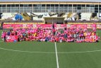 Merginos skatinamos dalyvauti futbolo veikloje