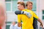 Stadione susitiko buvusios Nyderlandų ir Lietuvos futbolo žvaigždės.