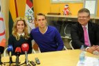 Spaudos konferencija.