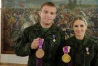 Pagerbti kariai olimpiečiai.