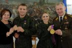 Pagerbti kariai olimpiečiai.