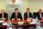 Nacionalinės kūno kultūros ir sporto tarybos spaudos konferencija.