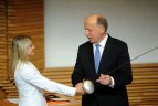 Vyriausybė apdovanojo olimpiečius.