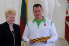 Lietuvos parolimpiečių palydos prezidentūroje.