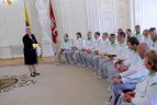 Lietuvos parolimpiečių palydos prezidentūroje.