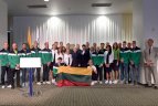 Olimpiečių palydėtuvės.