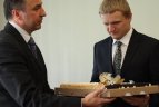Lietuvos golbolo rinktinės pagerbimas.