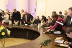 Švietimo ir mokslo ministerijoje apdovanoti 26-osios studentų vasaros universiados prizininkai.
