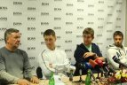 Spaudos konferencija prieš L. Grigelio ir R. Berankio akistatą.