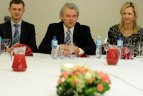 2011 12 22. Šventiniai pusryčiai su KKSD generaliniu direktoriumi Klemensu Rimšeliu.