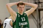 "Statyba" - "Žalgiris"-A.Sabonio krepšinio centras 77:73.