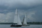 Sekmadienį Galvės ežere buvo surengta 2012-ųjų burinių jachtų regata