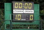 Lietuva - Kroatija - 10:0.