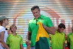 Lietuvos olimpiečiams įteikta vėliava